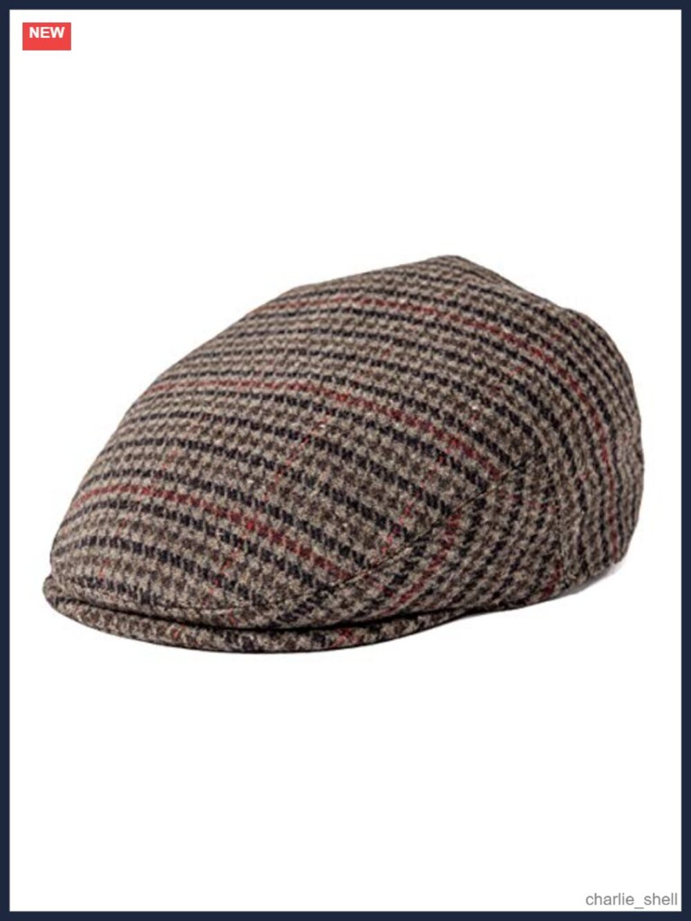 Wool Blend Tweed Newsboy Ivy Cap Gatsby Golf Flat Hat Quilted Lined